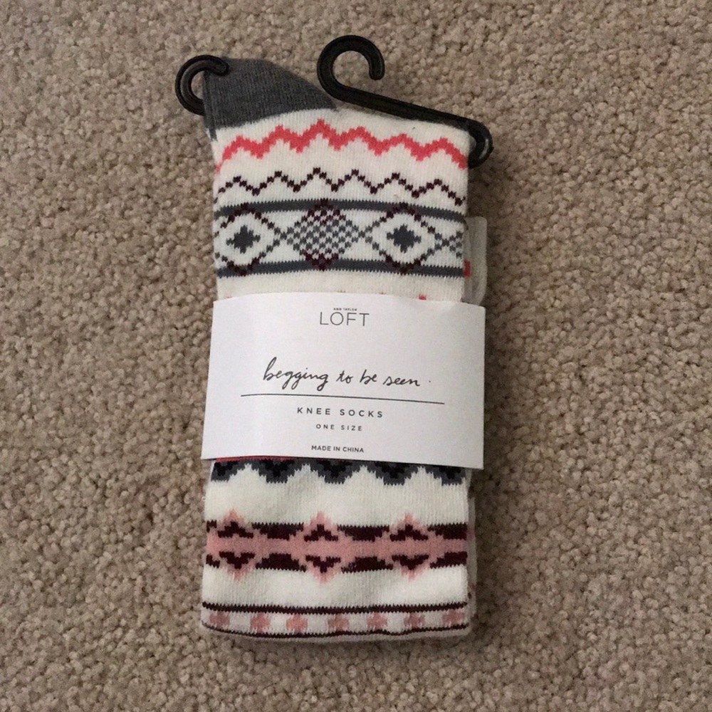 Tribal knee high socks